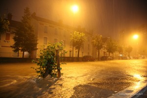 Clermont-Ferrand, Boulevard Lavoisier inondé